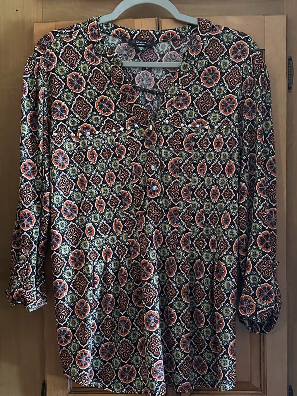 Cocomo Studded Colorful Top 1X